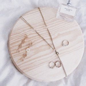 Gold Y Style Necklace